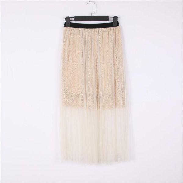 

skirts korean casual striped midi women skirt high waist a line pleated summer beach female stretchy holiday, Black