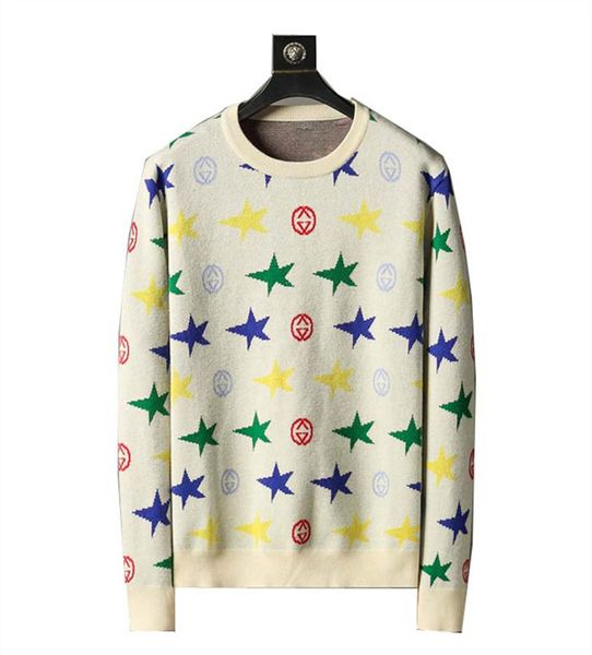 

men designer sweaters long sleeve fashion autumn spring luxury clothing letter embroidery pullover sweater coat -3xl #an24, White;black