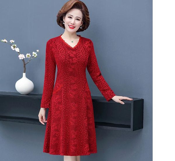 

2021 spring and autumn fashion long sleeve women's dress @189, Black;gray