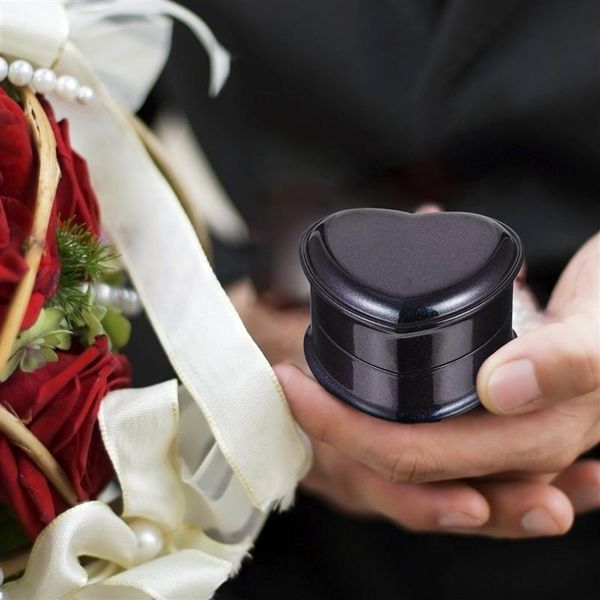 

gift wrap jewelry box with led light delicate proposal engagement wedding