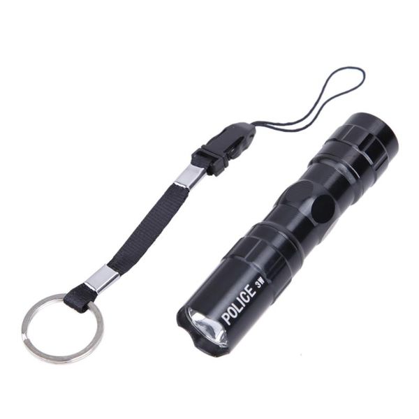

flashlights torches led waterproof torch use 1* battery portable strong light outdoor camping fishing hiking working
