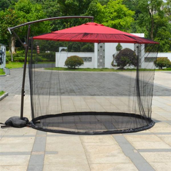 

shade 300x230cm umbrella cover mosquito netting zippered mesh enclosure screen patio table garden deck furniture