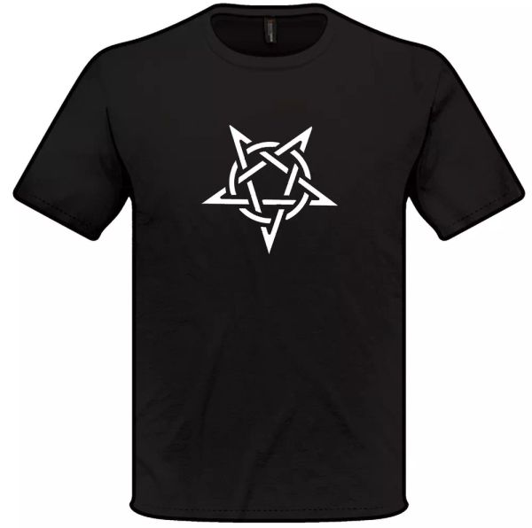 

pentagram t shirt s-xxl, White;black