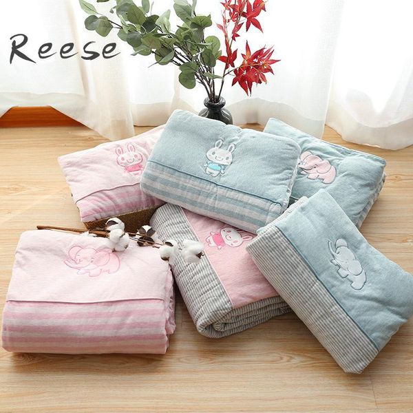 

comforters & sets comfortable summer quilt for kids cotton cover feather fabric stuffing japanese style baby elephant home kindergarten scho