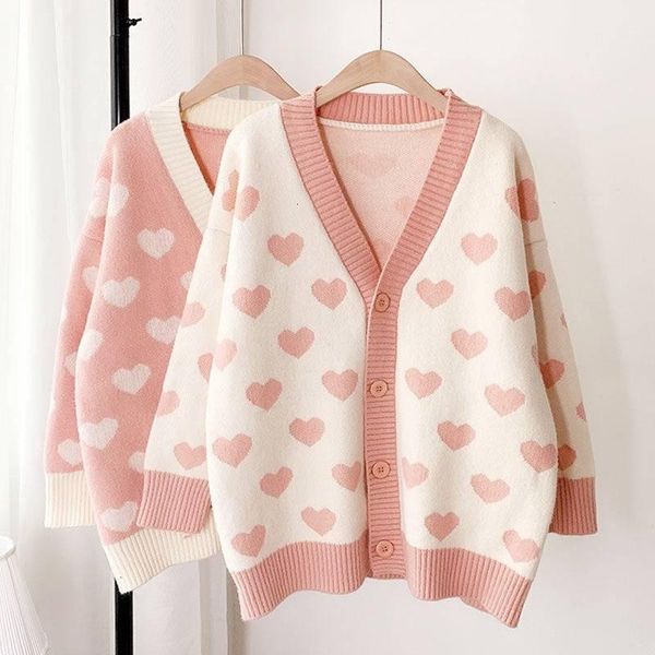 

women's sweaters cardigÃ£ feminino primavera outono novo estilo coreano suÃ©ter solto doce jaqueta tendÃªncia amor frete grÃ¡tis biggorange, White;black