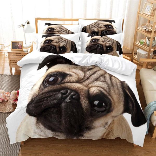 

bedding sets 3d dog set  duvet cover bed cotton bedroom