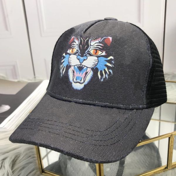 

classic black cat snake tiger bee canvas featuring men baseball cap with box dust bag fashion women sun hat bucket hat 426887 005, Blue;gray