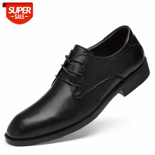 

business leather shoes men's black formal wear british cowhide wedding pointed toe lace brooch carved derby #qa9v