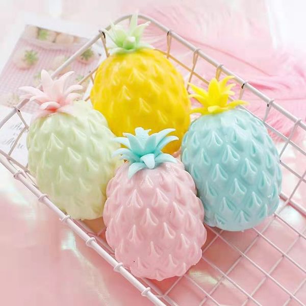 

new anti stress fun soft pineapple ball reliever toy children creativity sensory toys gift novelty games