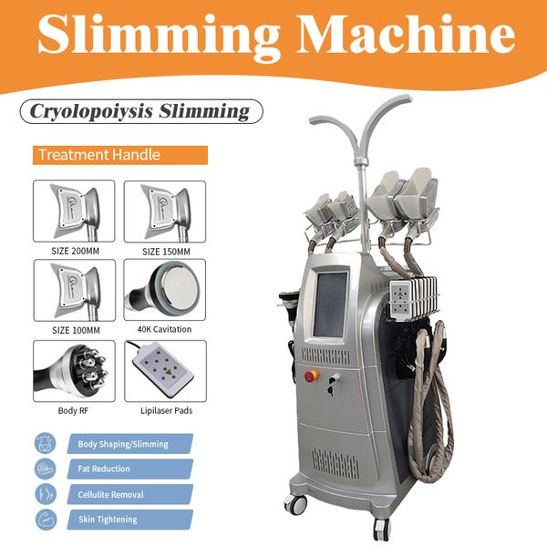 

six polar rf handle skin tightening slimming machine 4 cryo handles cryolipolysis body shaping