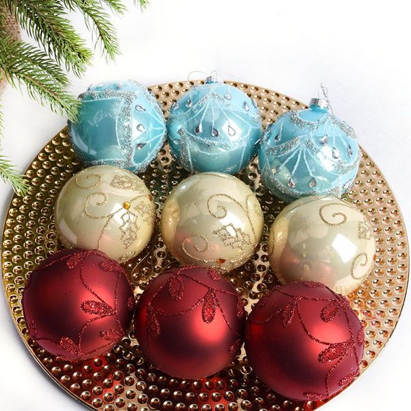 

christmas decorations decoration supplies tree glass painted ball ornaments