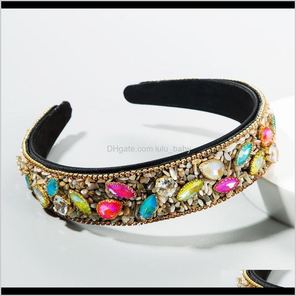 

headbands jewelry drop delivery 2021 za high-end band wide crystal hair accessories headband gxepy, Silver