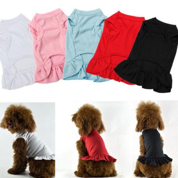 

dog apparel skirt pet dress clothes for small dogs costume cotton pets clothing chihuahua puppy cat
