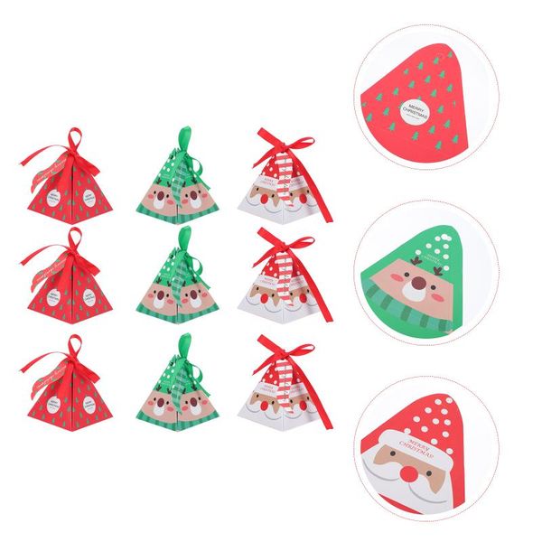 

gift wrap 30 sets christmas candy box xmas themed paper creative boxes party favors