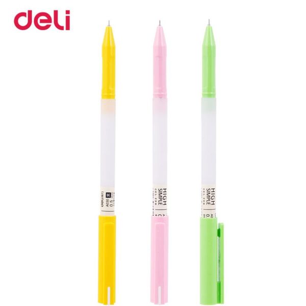 

gel pens deli pen 12 pcs candy 0.5mm office school supplies writing cute korean stationery totoro