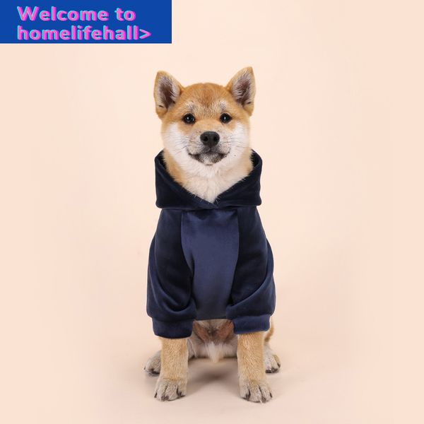 

supplies clothes clothing hooded clothing autumn and winter warm plush dog thickened casual small medium-sized tide br sweater