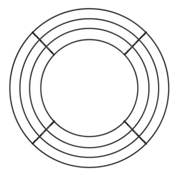 

decorative flowers & wreaths round hoop christmas metal wire ring wreath circle for wedding wall hanging floral arrangements craft diy valen