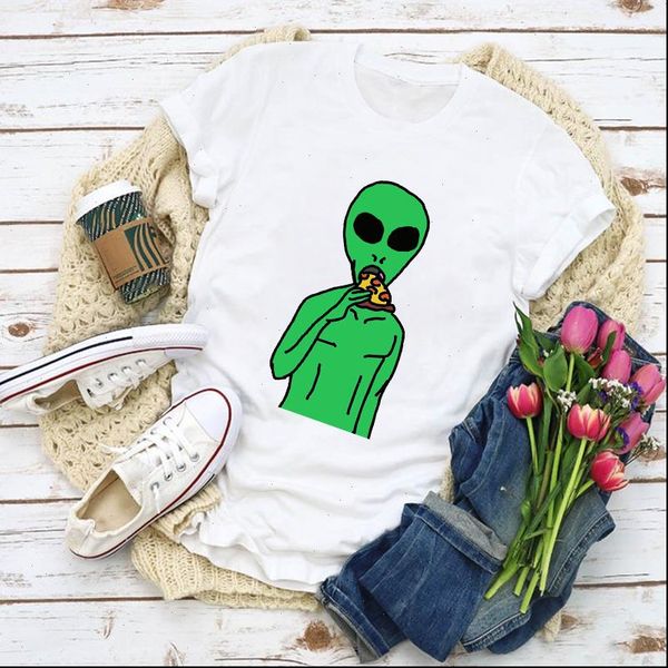 

women graphic t shirts cartoon food funny style cute summer shirt lady clothes womens clothing tee female, White