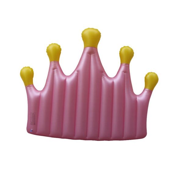 

crown shape float bed inflatable floating swimming pool mat water cushion floats & tubes