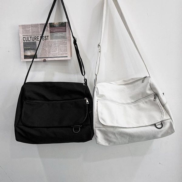 

cross body canvas work messenger bag men's large capacity shoulder women's versatile diagonal
