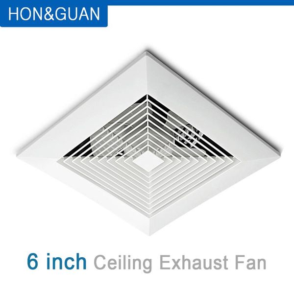 

electric fans 6inch air extractor bathroom exhaust fan silent ventilation system ceiling wall ventilator for kitchen bedroom bath ventilatin