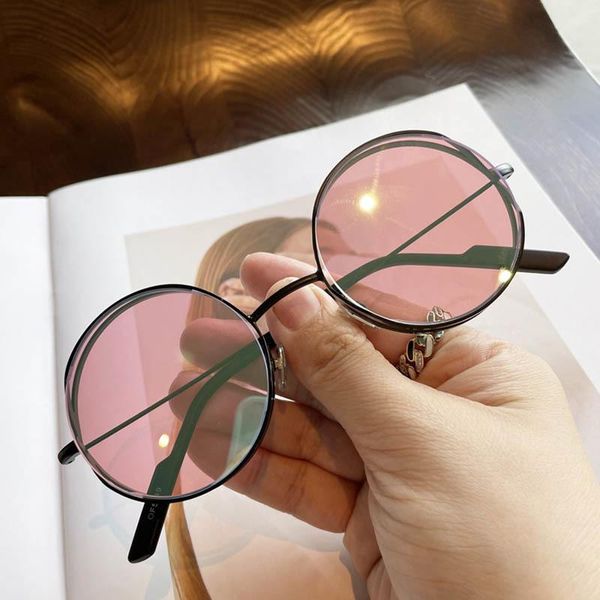 

sunglasses unique elegant lady double round mirror women brand design sun glasses female trendy decoration driving uv protection, White;black