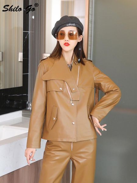 

women's leather & faux b-8-189, Black