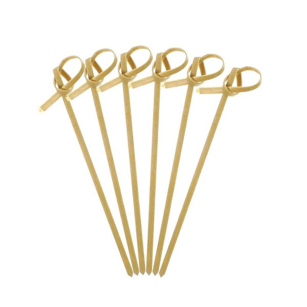 

forks 200pcs bamboo knot picks restaurant fruit home party sticks cocktail