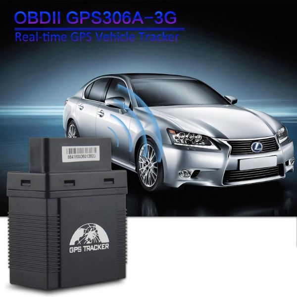 

car gps & accessories real-time tracker obdii gps306a-3g for locator wcdma/gsm/gps multi-function tracking device with sos geo-fence alarm