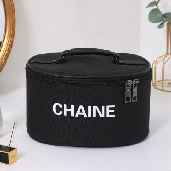 

women's new korean portable cosmetic case travel large capacity stereotyped storage handbag for women girl