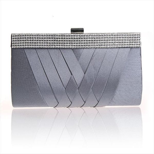 

ladies silk evening fashion bags bridal wedding satin hand party purse red black pink champagne color day clutch wy21