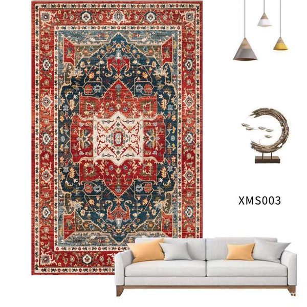 

vintage red carpet for living room retro persian bedroom home decor american style sofa turkey floor mat morocco rug carpets