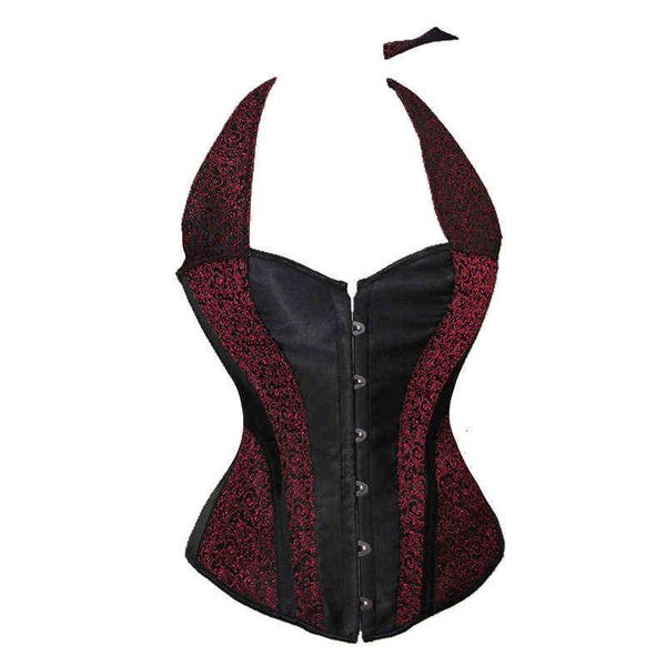 

luxury women's shapers 8066 shoulder strap court women's fashion contrast corset, Black;white