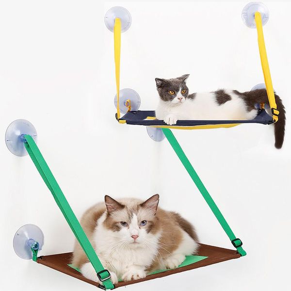 

pet cat hammock basking window mounted seat home suction cup hanging bed mat lounge cats supplies beds & furniture