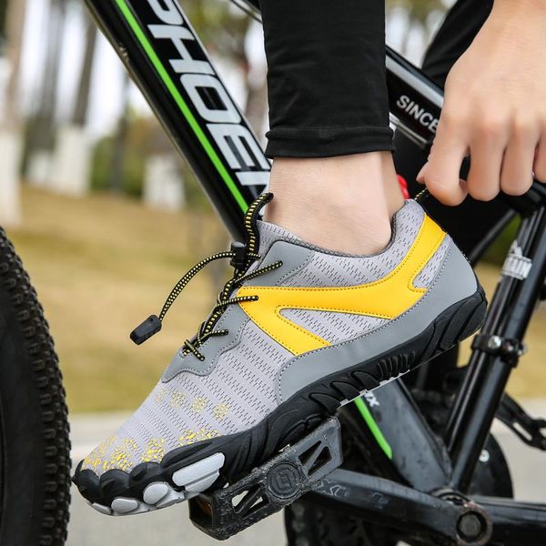 

casual mtb cycling shoes men outdoor road bike trail trekking lightweight sneakers jogging size 46 footwear, Black