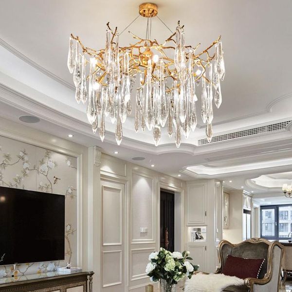 

chandeliers modern crystal led chandelier lights for dinning room living art home lighting lustre ceiling pendant fixtures