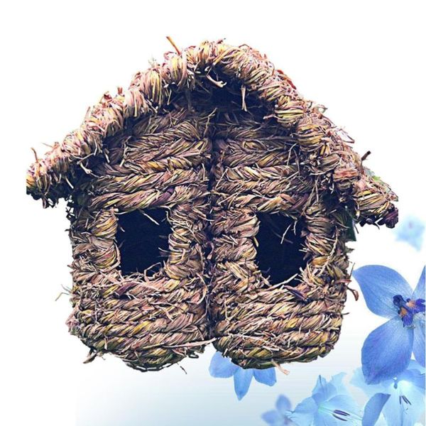 

bird cages grass hut cozy resting place for birds hideaway from predators