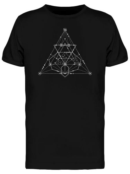

Figures Sacred Geometry Men's Tee -Image by Shutterstock, White;black