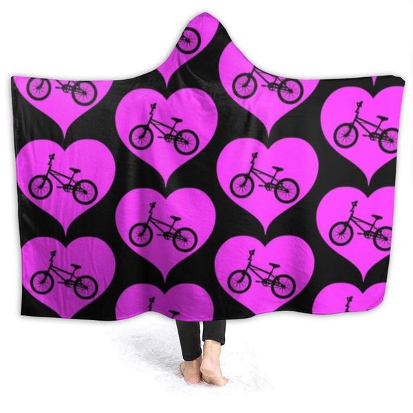 

blankets bike blanket big hooded fleece outdoor super soft bedspread