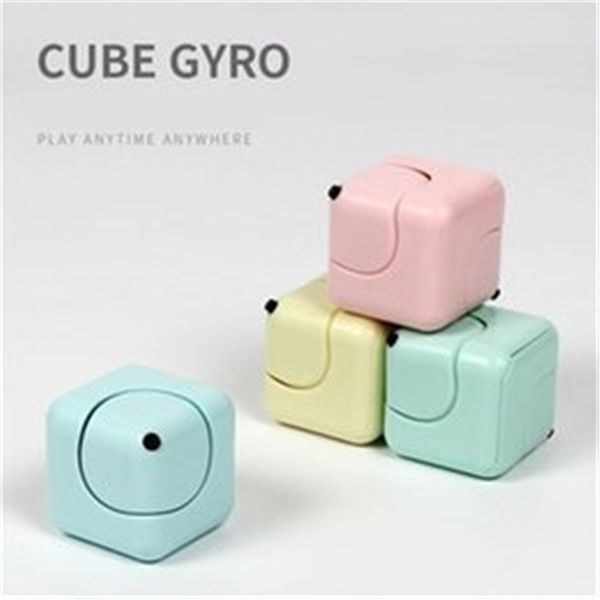 

decompression fidget magic cube party supplies plastic dice shape hand spinner for autism and adhd stress relieve finger desk edc children t