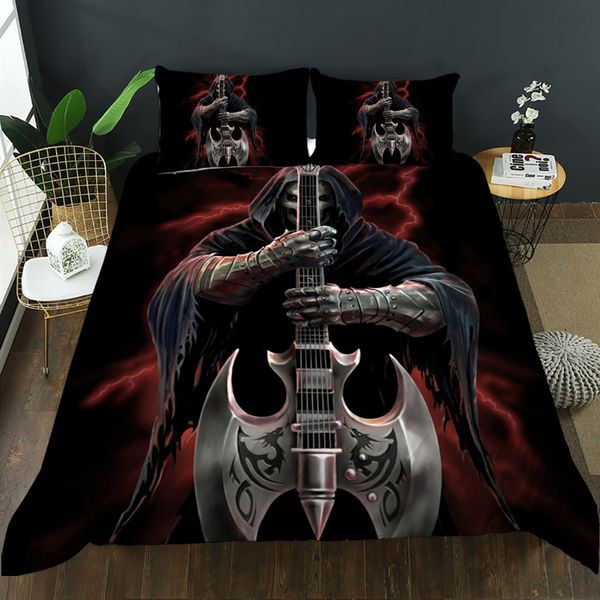 

3d printing duvet cover  full size bedding sets machine washing bed sheet and two pillow cases no.34