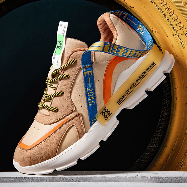 

autumn and winter comfortable casual shoes men hip hop chunky mens sneakers trend platform men casual sneaker zapatos hombre