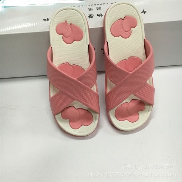 

gak home bathroom antiskid men women eva two color parquet thickening antiskid couple slippers sandalsslippers sandalssand, Black