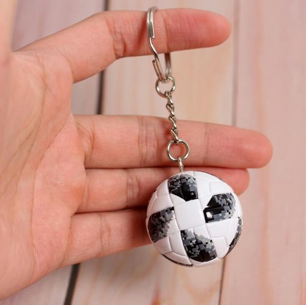 

keychains 3d sport football keychain souvenirs pu leather for men fans jewelry pendant boyfriend gifts, Silver