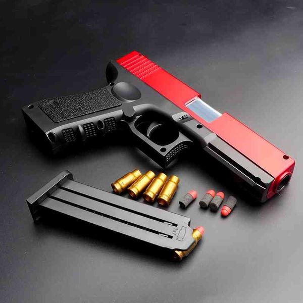 

glock throws shell soft tiktok, the same child simulation gun, boy toy pistol.