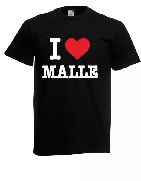 

mens t-shirt  i love malle  size up to 5xl, White;black