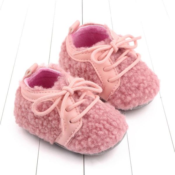 

first walkers winter warm baby boys girs shoes anti-slip sole born toddler 0-18m