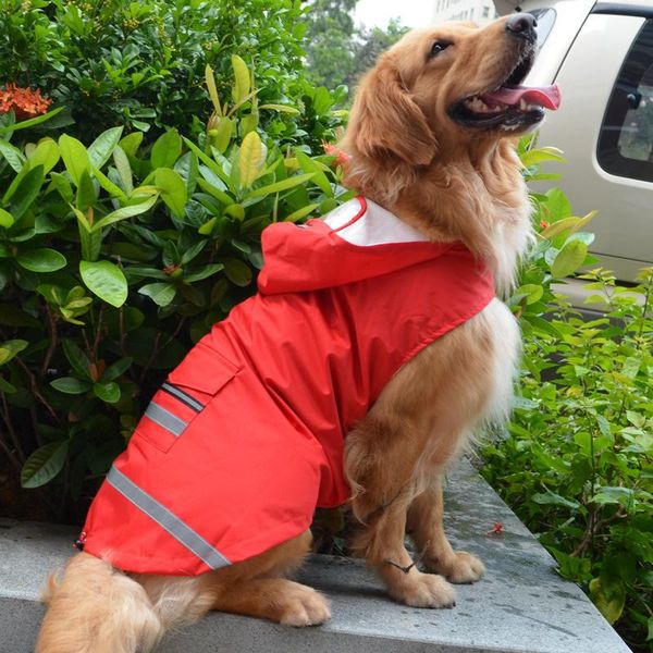 

dog apparel pet raincoat waterproof detachable rain jacket dogs water resistant clothes for fashion patterns coat rainy day