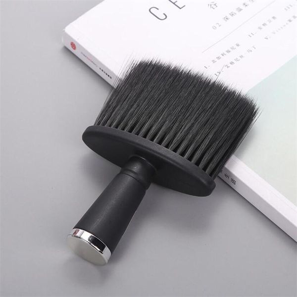 

hair brushes soft brush neck face duster hairdressing cutting cleaning for barber salon styling tools, Silver