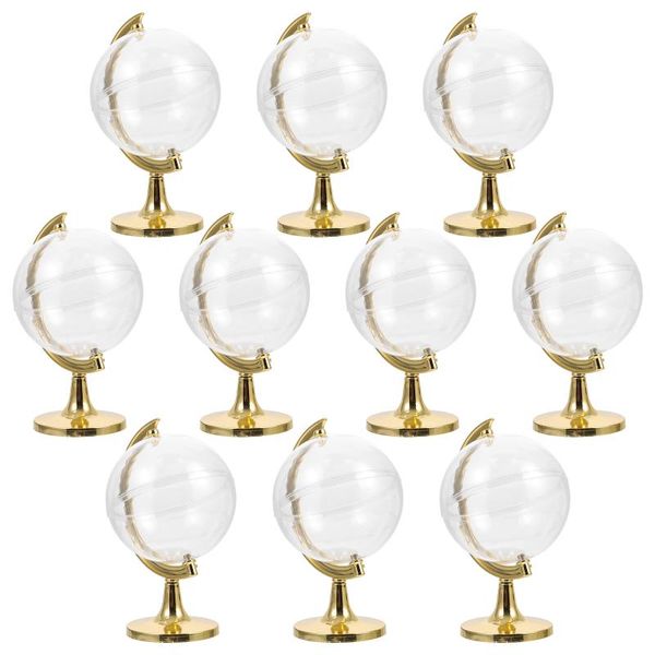 

gift wrap 10pcs transparent pvc round candy box decoration cake display